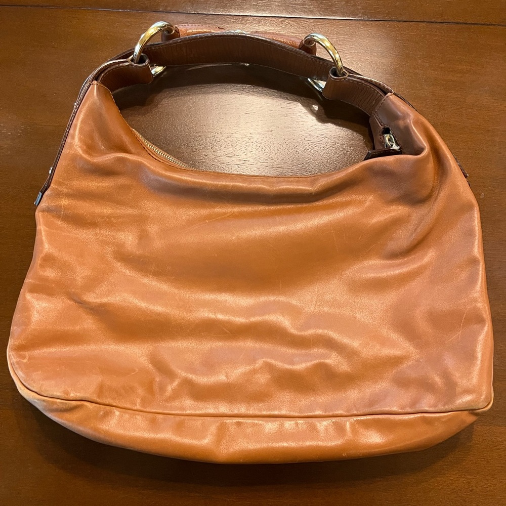 GUCCI Brown Leather Medium Horsebit Hobo Shoulder Bag - Picture 5 of 16